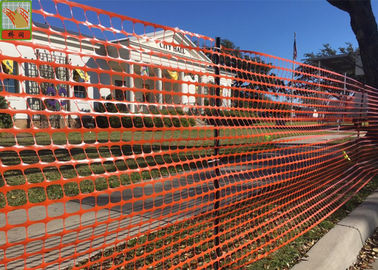 Bezpieczeństwo Tymczasowa konstrukcja z tworzywa sztucznego Siatka / Pomarańczowa bariera budowlana