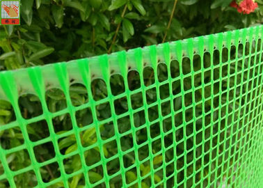 Plastikowa siatka ogrodowa, ogrodzenie siatkowe, kolor zielony
