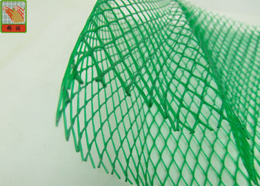 HDPE Diamentowy otwór wytłaczany plastikowa siatka, zielony ochronny plastikowy rękaw siatkowy